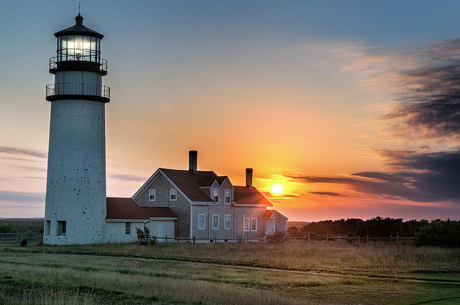 Cape Cod Lighthouse - Highland Light Truro Massachusetts Photograph by Photos by Thom
