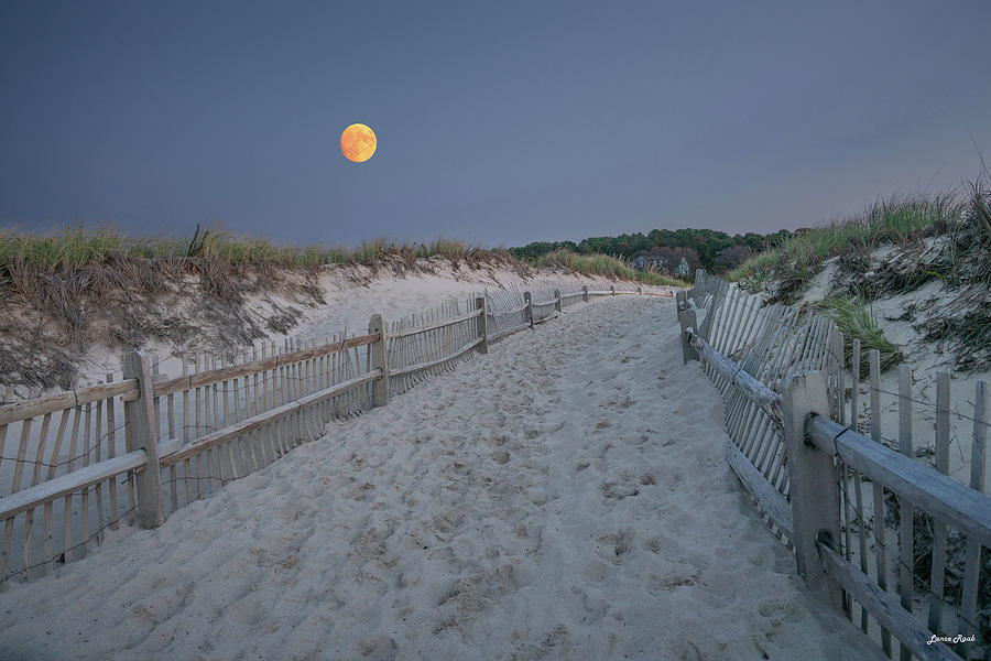 Cape Cod Moonrise  Photograph by Lance Raab Photography