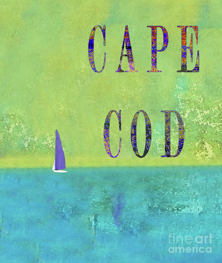 Cape Cod Sailboat Mixed Media by Sharon Williams Eng