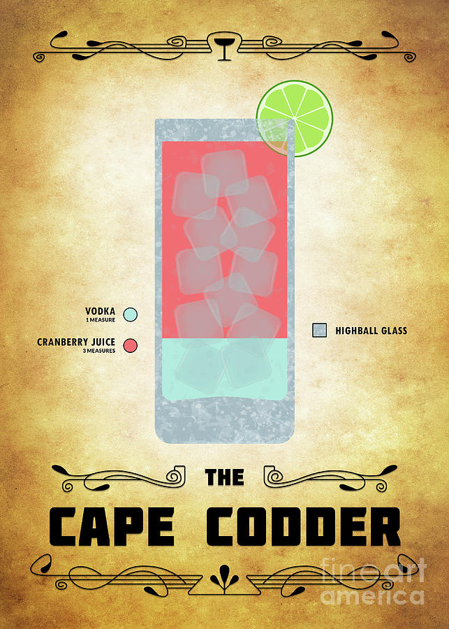 Cape Codder Cocktail - Classic Digital Art by Bo Kev