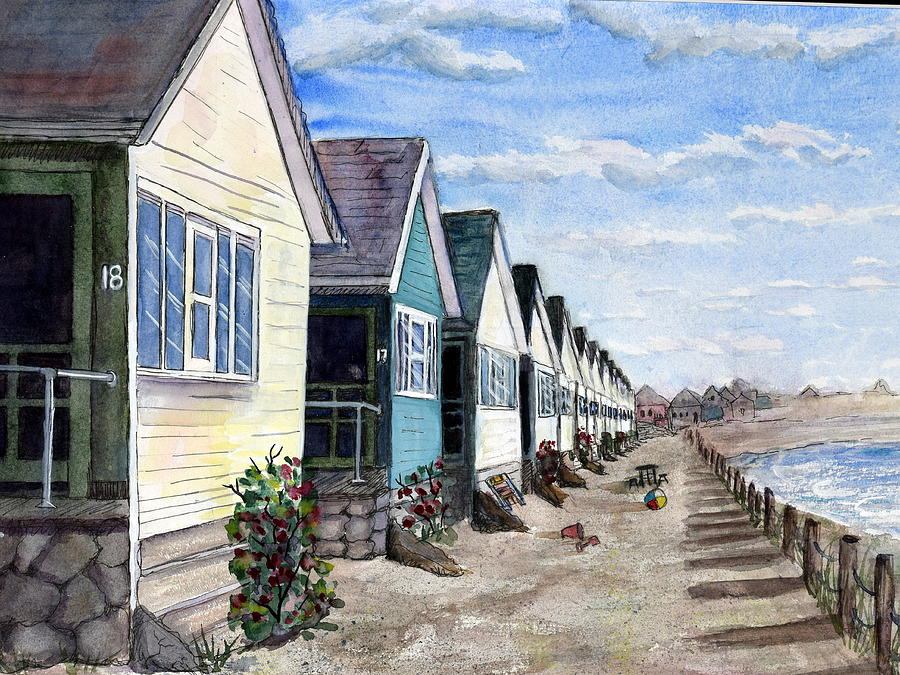 Cape Cottages Painting by Martha Ayotte - Fine Art America