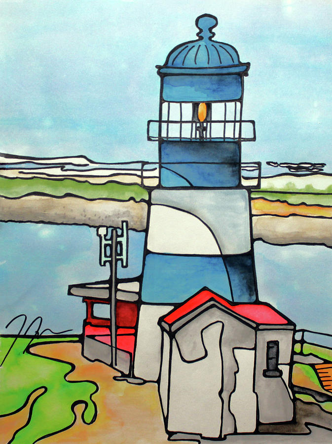 Cape Disappointment Painting by Tamara Spence - Fine Art America