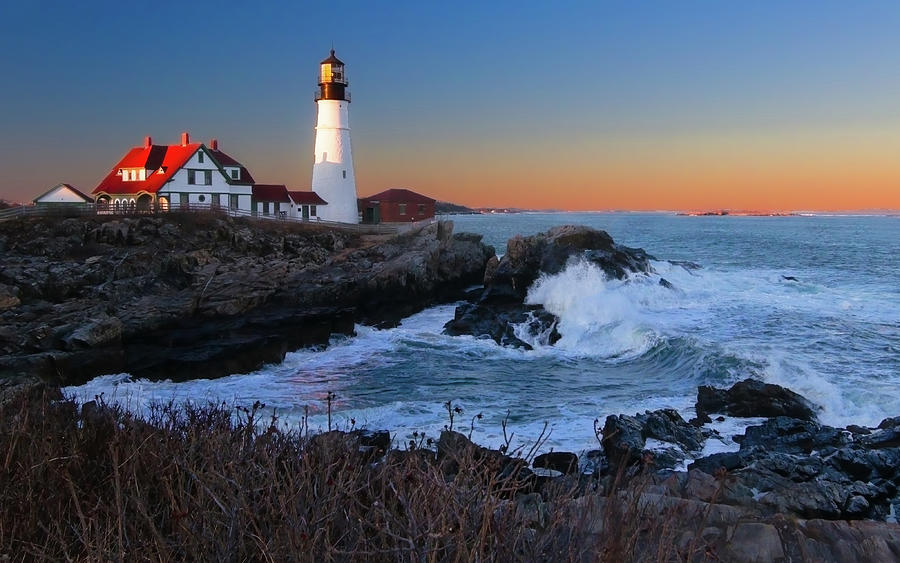 Cape Elizabeth Lighthouse Photograph by Norma Brandsberg
