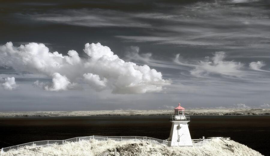Cape Enrage Infrared Photograph by Tracy Munson