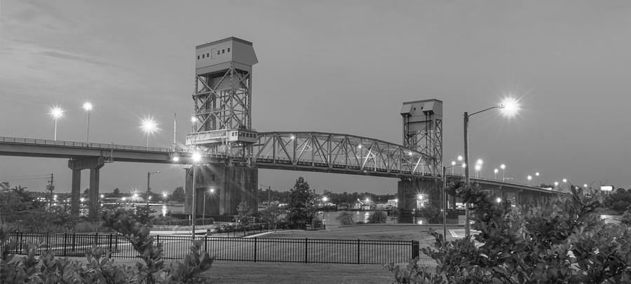 Cape Fear Memorial Bridge - Wilmington North Carolina 4 Photograph by Mike McGlothlen