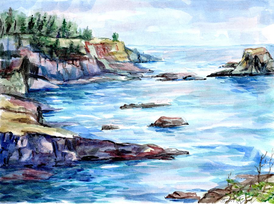 Cape Flattery Painting by David Dorrell