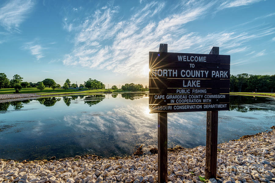 Cape Girardeau North County Park Lake Photograph by Jennifer White