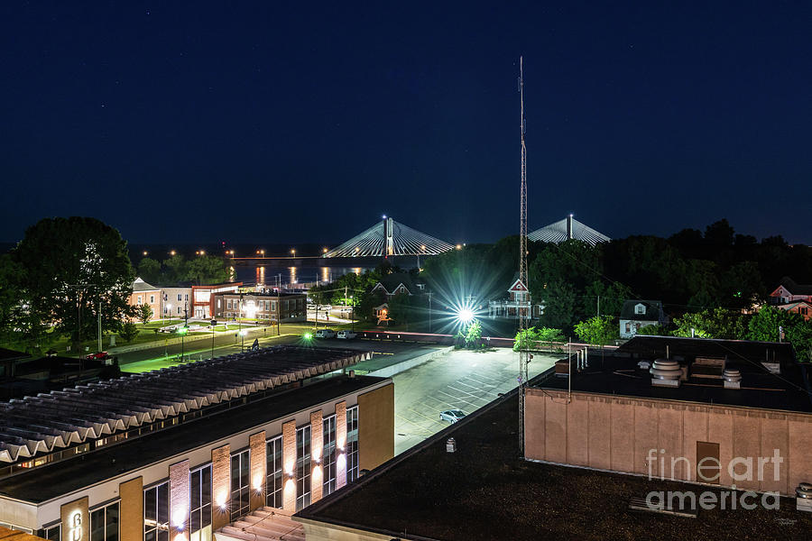 Cape Girardeau Rooftop View Photograph by Jennifer White