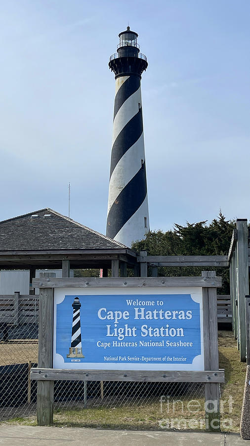 Lighthouse Photograph - Cape Hatteras Light Station 4016 by Jack Schultz