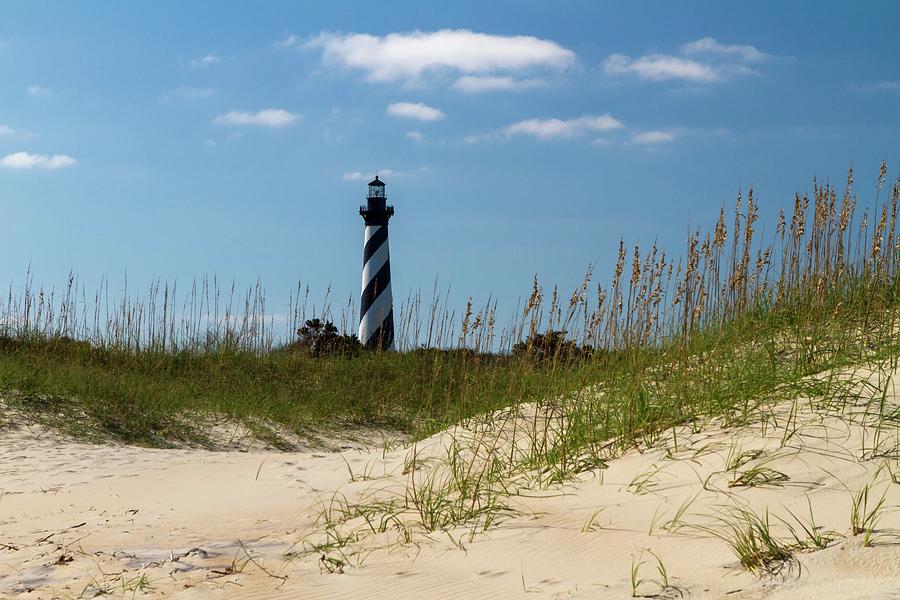Cape Hatteras Lighthouse over the Dunes Photograph by Liza Eckardt