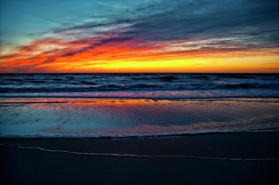 Cape Hatteras South Beach Sunset Photograph by Fon Denton