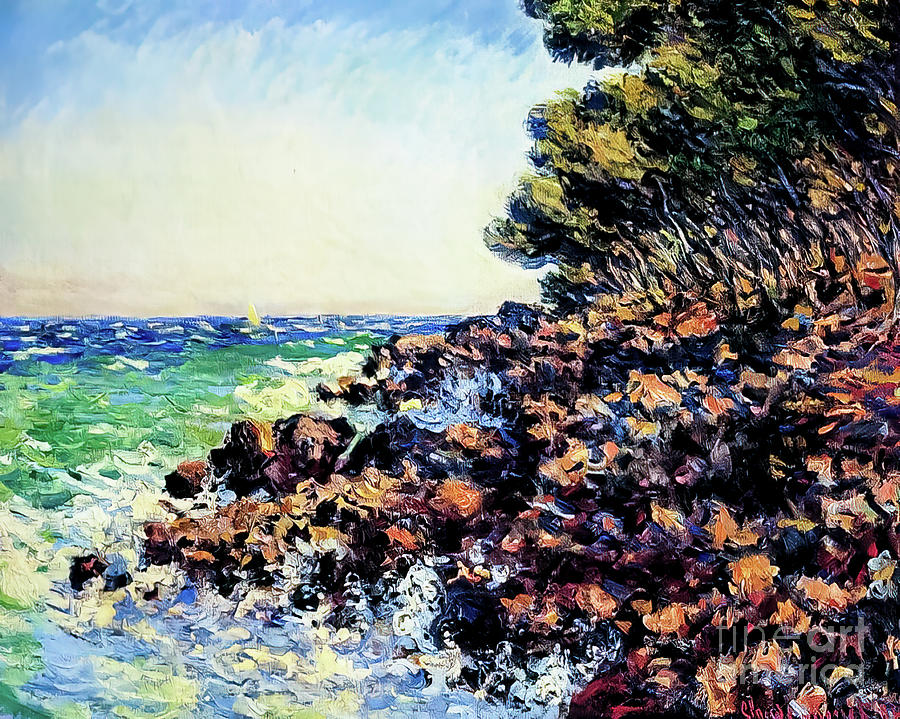 Cape Martin I by Claude Monet 1884 Painting by Claude Monet