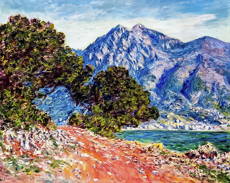 Cape Martin II by Claude Monet 1884 Painting by Claude Monet