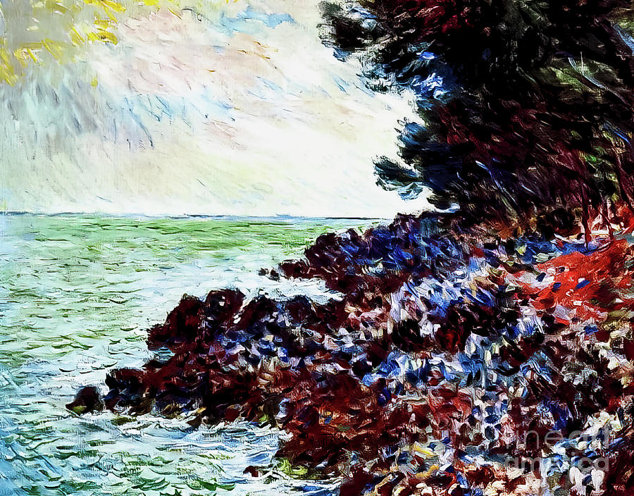 Cape Martin III by Claude Monet 1884 Painting by Claude Monet