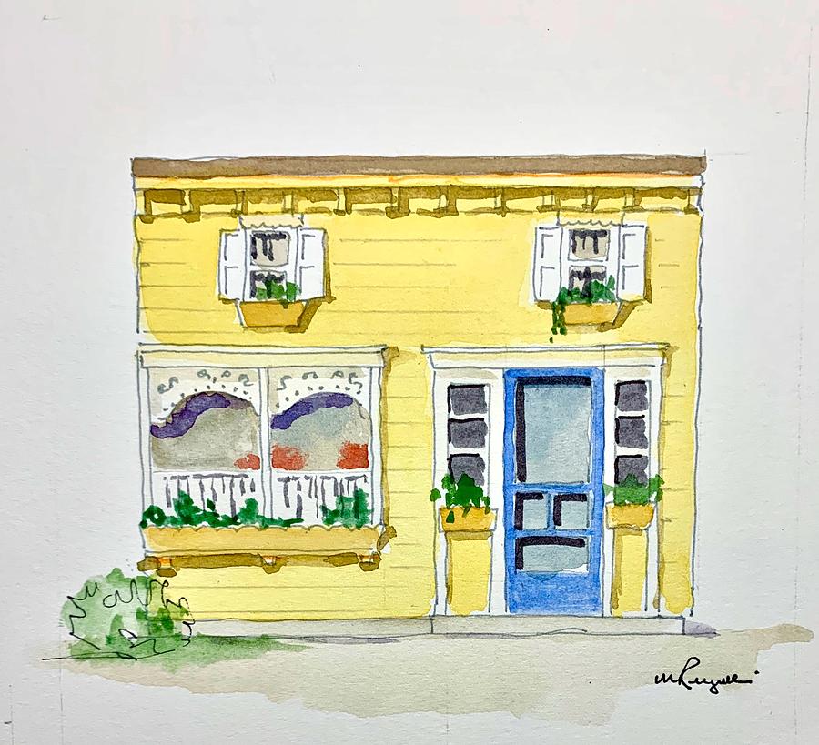 Cape May Cafe Painting by William Renzulli