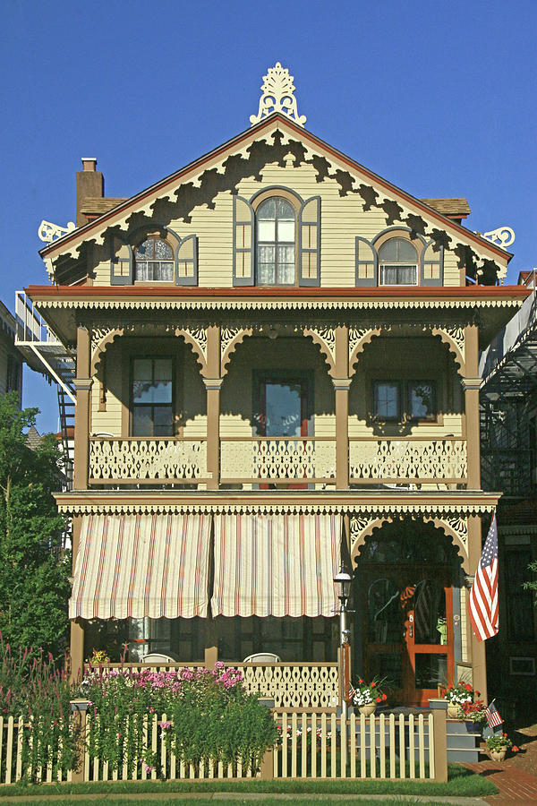 Cape May Gingerbread House Photograph by Allen Beatty