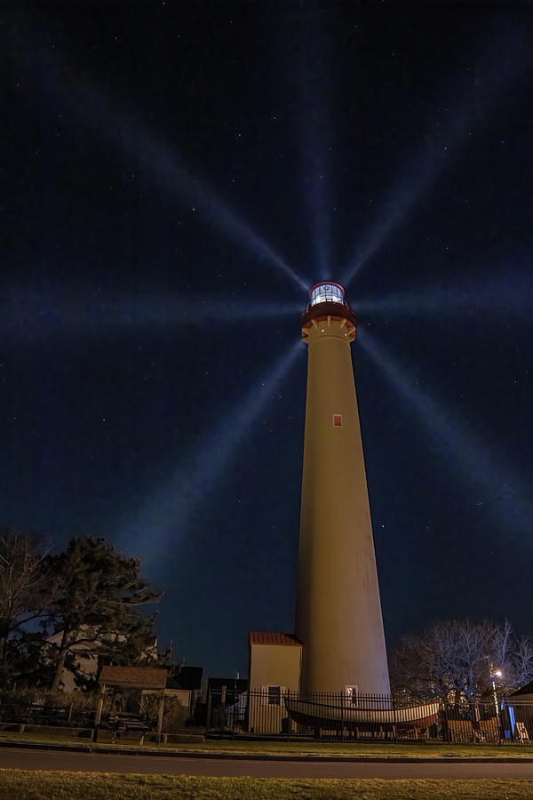 Cape May Lighthouse Guiding Light Photograph by Kristia Adams