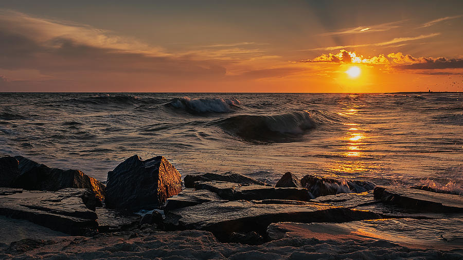 Cape May New Jersey Sunset Photograph by Stuart Litoff