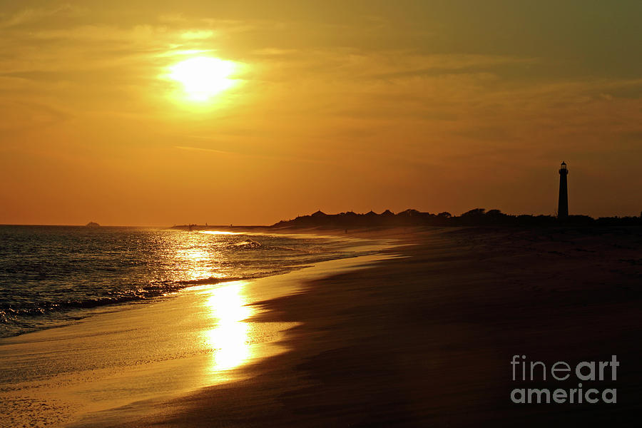 Cape May Sunset Photograph by John Van Decker