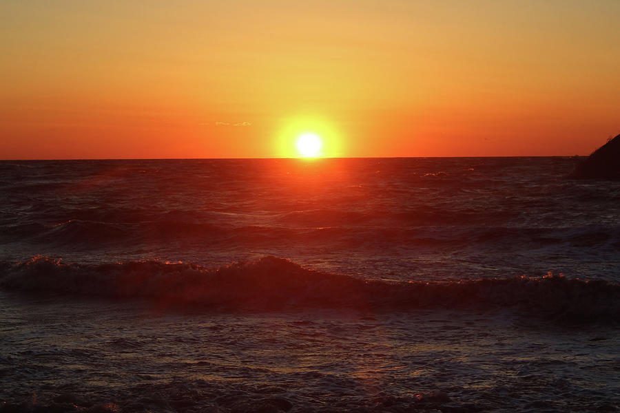 Cape May Sunset  Photograph by Linda Sannuti