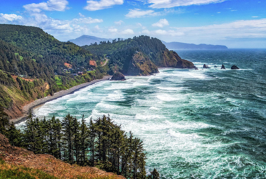 Cape Meares Scenic Viewpoint Photograph by Carolyn Derstine
