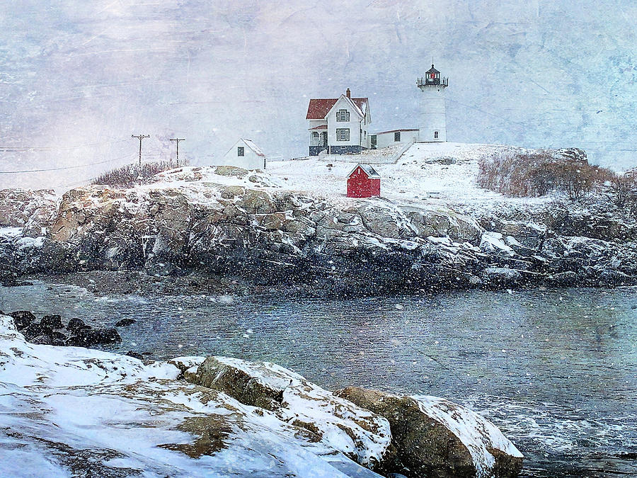 Cape Neddick Nubble Lighthouse, York, Maine Photograph by Dawna Moore Photography