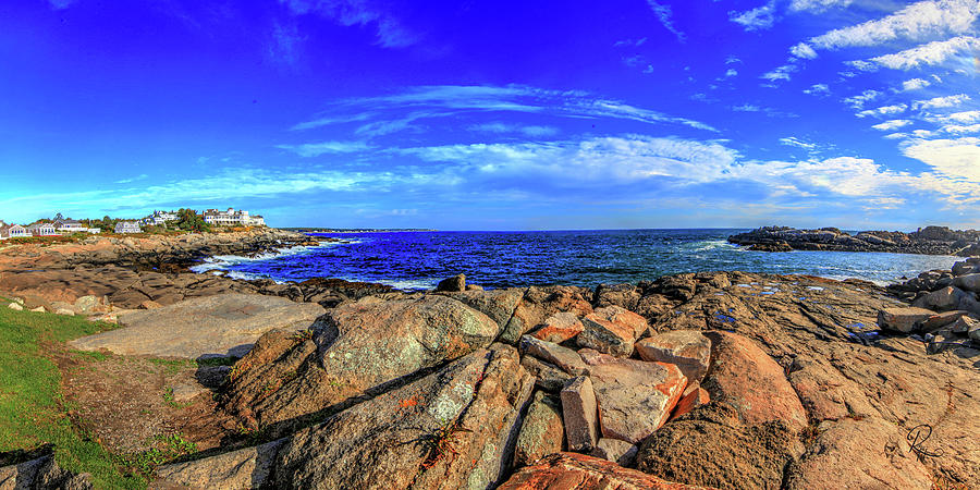 Cape Neddick Panorama Photograph by Robert Harris