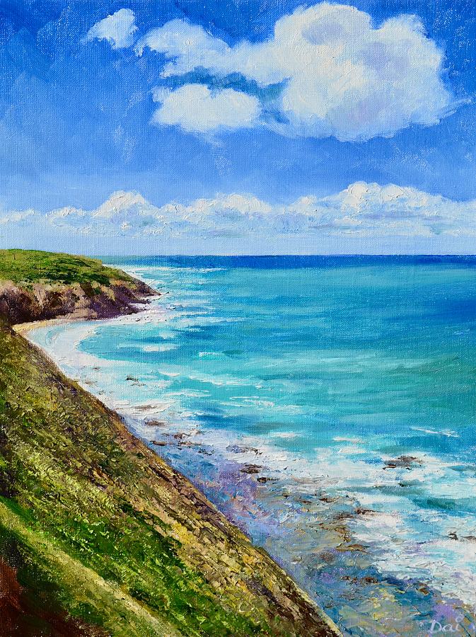 Cape Otway and Bass Strait Painting by Dai Wynn