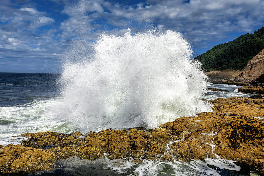 Cape Perpetua Crashing Wave 3 Photograph by Pelo Blanco Photo
