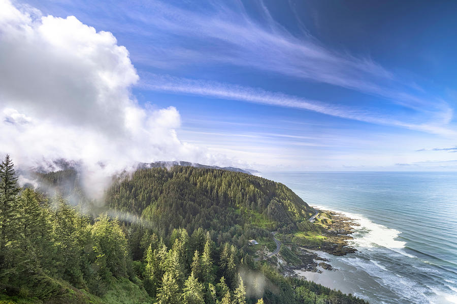 Cape Perpetua Overlook Photograph by Fran Gallogly