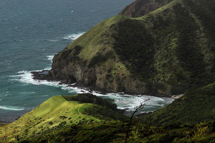 Cape Reinga Cliffs Photograph by John Marr