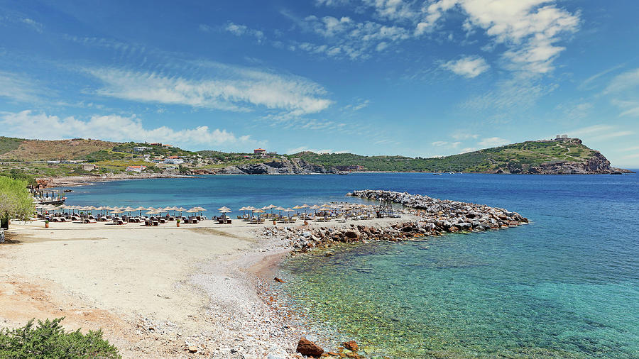 Cape Sounio beach in Attica, Greece Photograph by Constantinos Iliopoulos