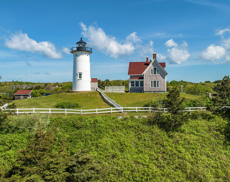 Cape Summers at Nobska Lighthouse Photograph by Veterans Aerial Media LLC
