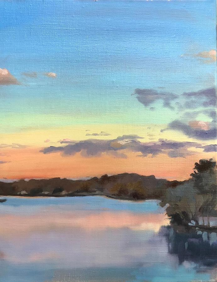 Cape Sunset Painting by Rebecca Jacob