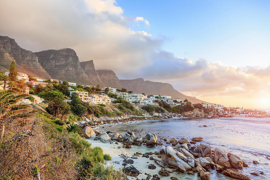Cape Town Camps Bay Sunet South Africa Photograph by Terrababy