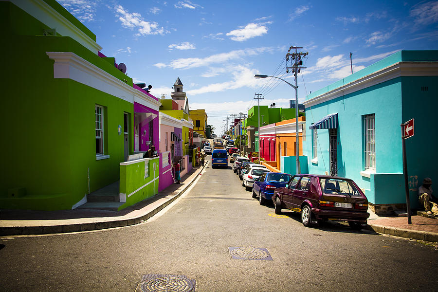 Cape Town colorful houses - South Africa Photograph by Yoann JEZEQUEL Photography