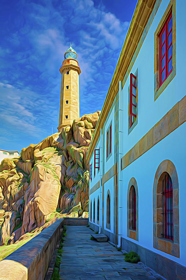 Cape Vilan lighthouse, Galicia - Picturesque Edition  Photograph by Jordi Carrio Jamila
