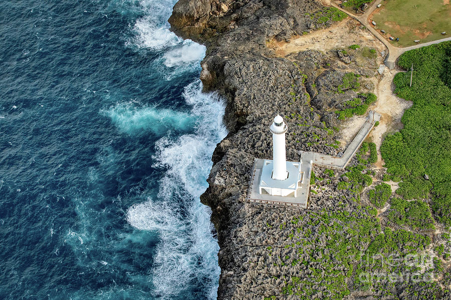 Cape Zanpa Lighthouse Photograph by Rebecca Caroline Photography