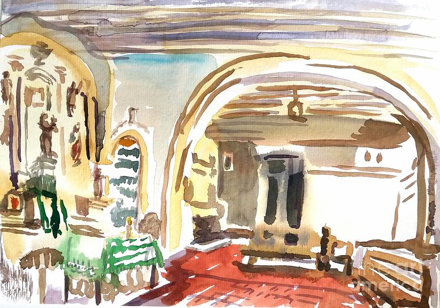Capela Dos Aflitos Interior Painting by James McCormack