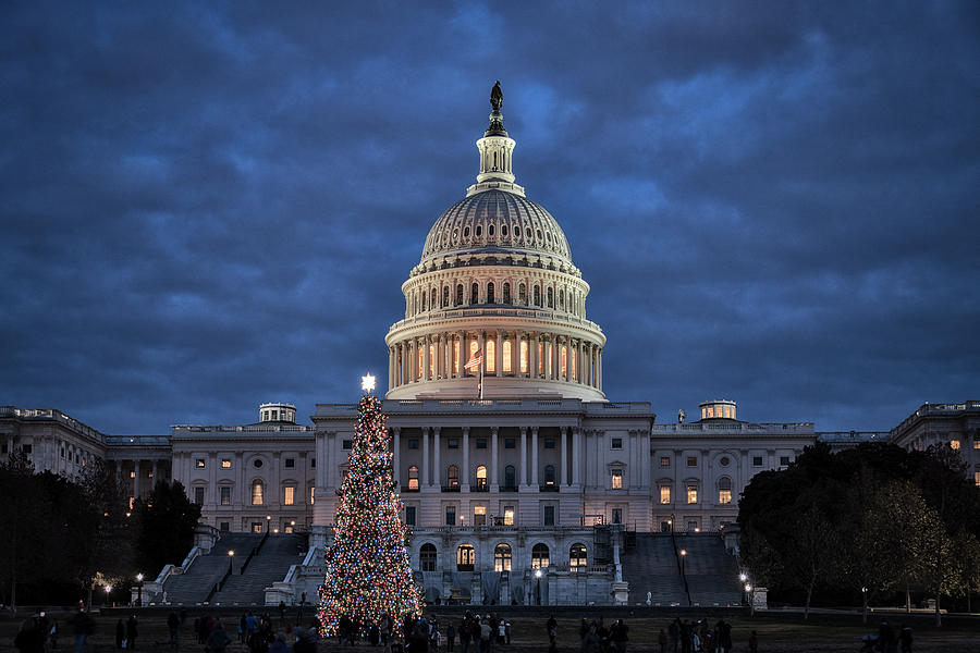 Capitol Christmas 2019 4 Photograph by Robert Fawcett