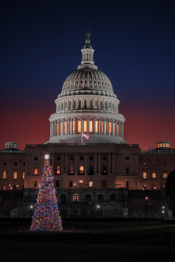 Capitol Christmas 2019 5 Photograph by Robert Fawcett
