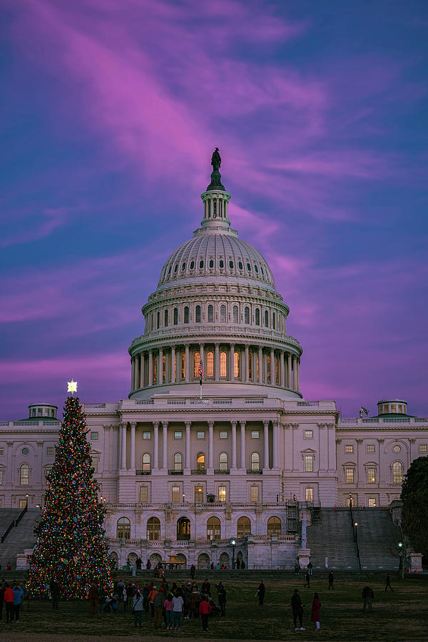 Capitol Christmas 2019 6 Photograph by Robert Fawcett