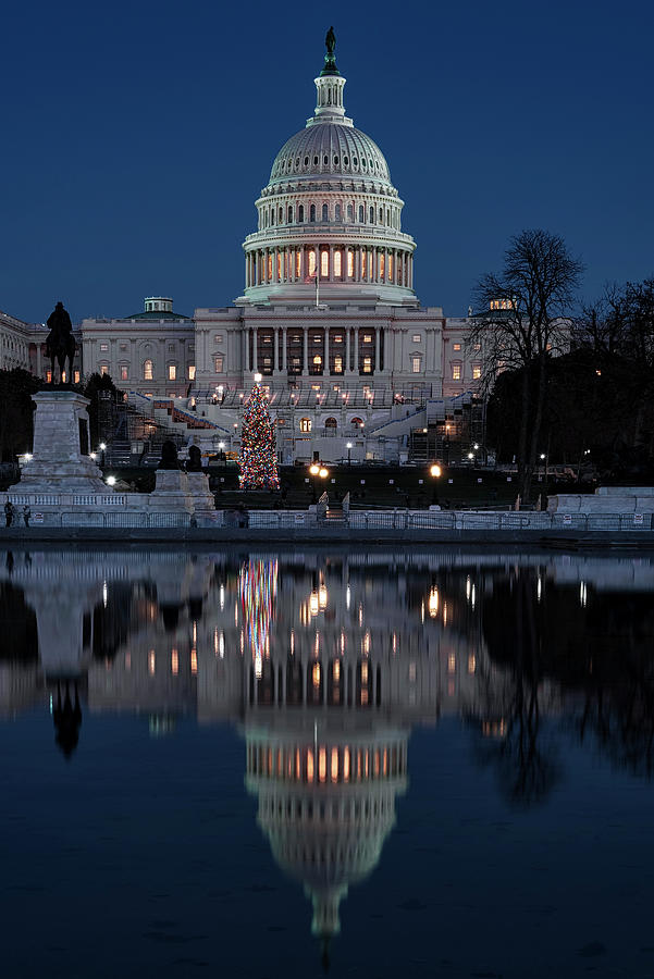 Capitol Christmas 2020 1 Photograph by Robert Fawcett