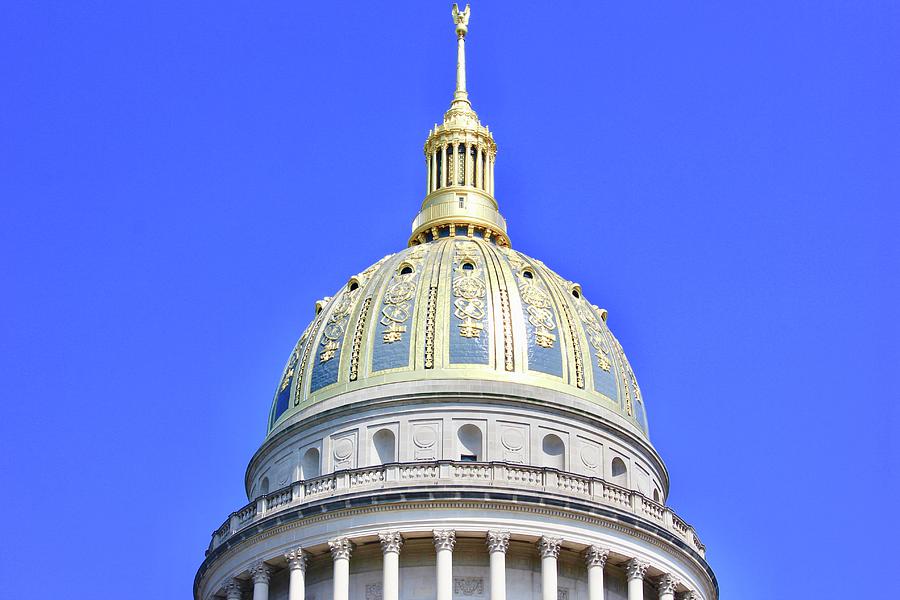Capitol Gold Dome In Charleston West Virginia Photograph by Lorna Maza