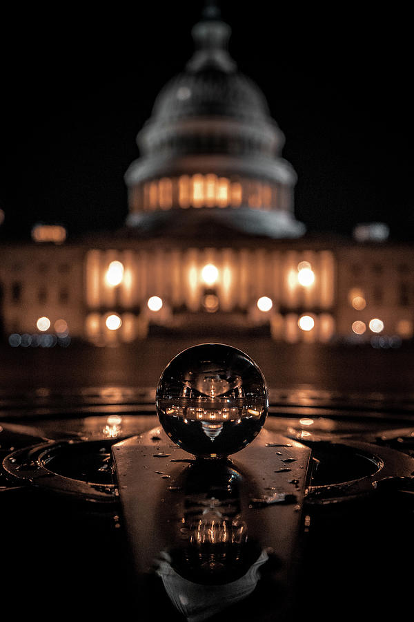 Capitol Hill Crystal Ball Photograph by Brian James - Fine Art America