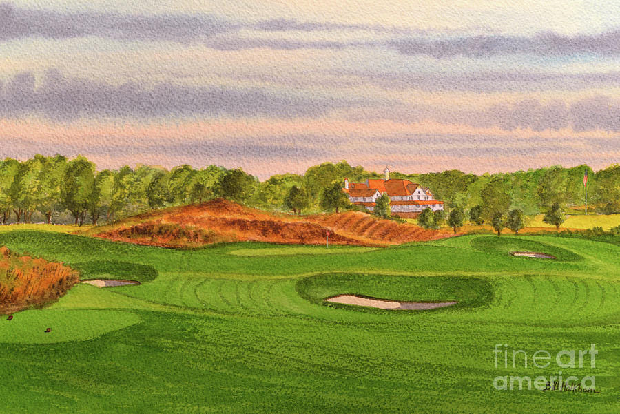 Capitol Hill Golf Course Alabama Senator Painting