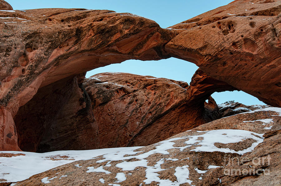 Capitol Reef Double Arch Two Photograph by Bob Phillips