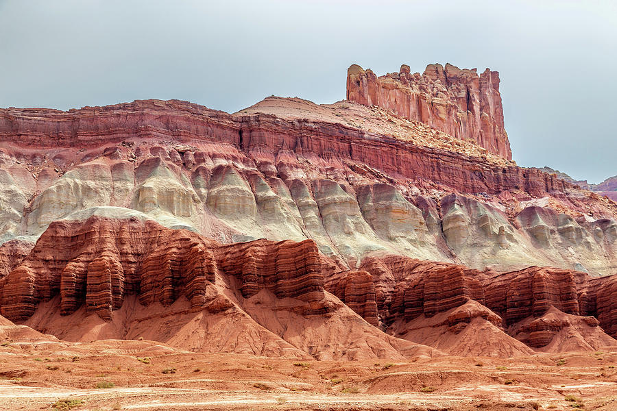 Capitol Reef Eroded Mountains Photograph by Pierre Leclerc Photography