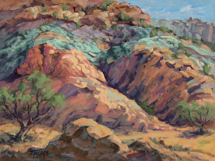 Capitol Reef Painting by Jane Thorpe