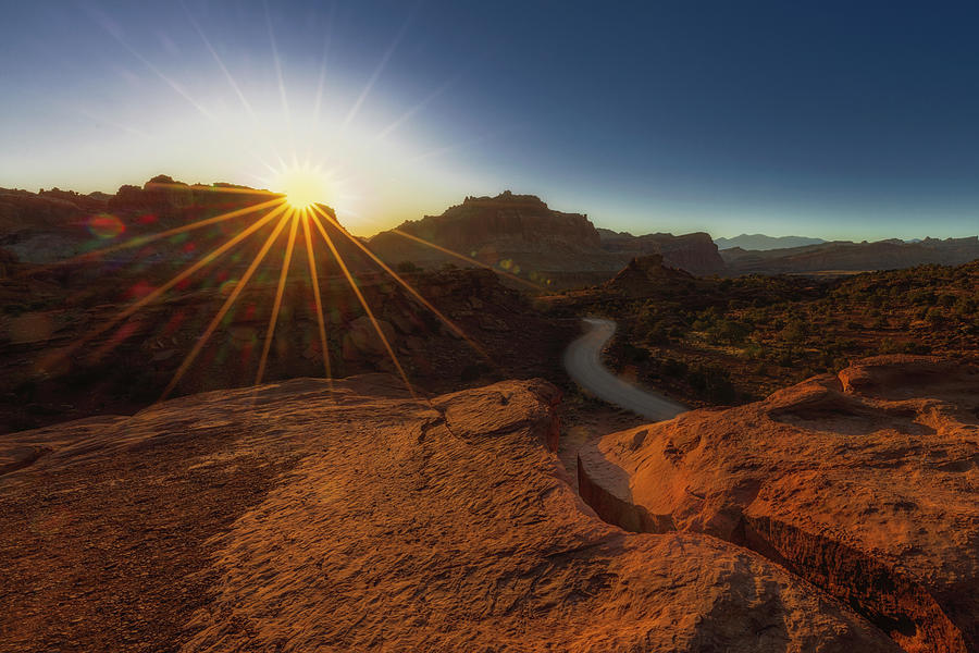 Capitol Reef Sunrise Photograph by Susan Candelario